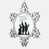 クリプトクリスマスカロル スノーフレークピューターオーナメント (右)