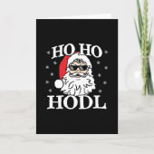 クリプトクリスマスサンタ 仮想通貨 ホー ホー ホドル カード (正面)