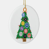 クリプトクリスマスツリー暗号通貨オーナメント セラミックオーナメント (右)