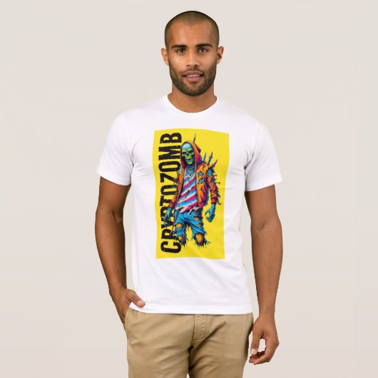 クリプトゾンブ Tシャツ (正面フル)