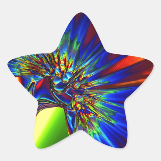 クリプトナイト 星シール (正面)