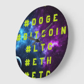 クリプトパック ラージ壁時計 (傾斜)