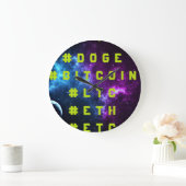 クリプトパック ラージ壁時計 (ホーム)