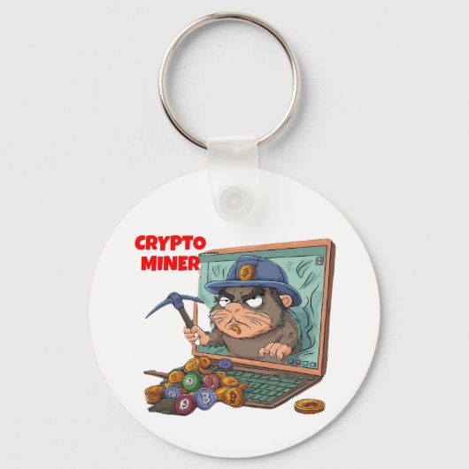 クリプトマイナー キーホルダー (正面)