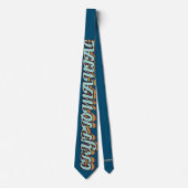 クリプトマニアック-レトロデザイン ネクタイ (正面)