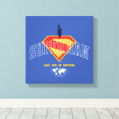 クリプトンエンブレムの最後の息子 キャンバスプリント (インサイチュ (ウッドフロア))