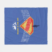 クリプトンエンブレムの最後の息子 フリースブランケット (正面(横))