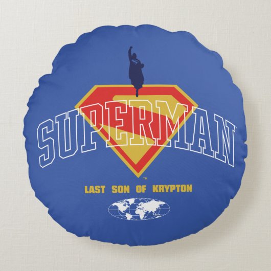 クリプトンエンブレムの最後の息子 ラウンドクッション (正面)