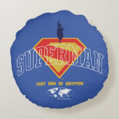 クリプトンエンブレムの最後の息子 ラウンドクッション (裏面)