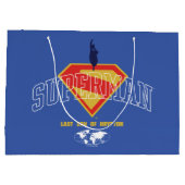 クリプトンエンブレムの最後の息子 ラージペーパーバッグ (裏面)