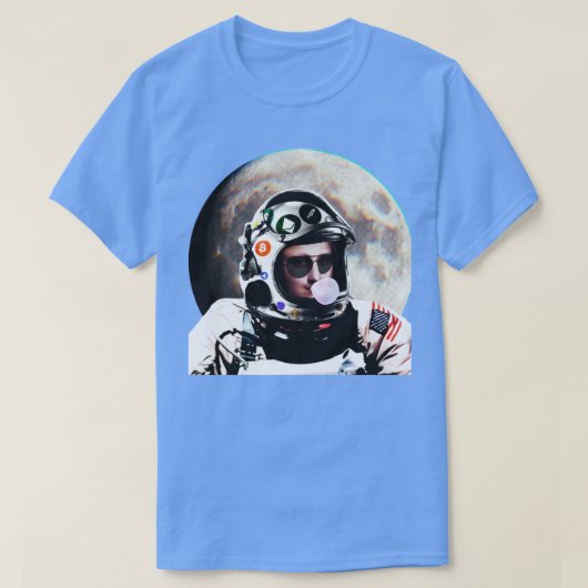 クリプト宇宙飛行士ムーナリサの輝き美学 Tシャツ (デザイン正面)