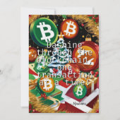 クリプト応援祝ズザホリデーシーズン シーズンカード (正面)