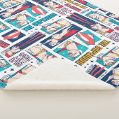 クリプト漫画パネルパターン シェルパブランケット (3/4)