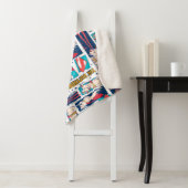 クリプト漫画パネルパターン シェルパブランケット (インサイチュ)