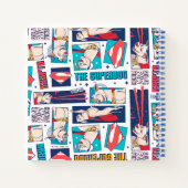 クリプト漫画パネルパターン ノートブック (裏面)