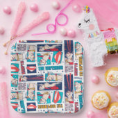 クリプト漫画パネルパターン ペーパープレート (パーティー)