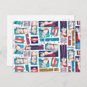 クリプト漫画パネルパターン ポストカード (正面/裏面)