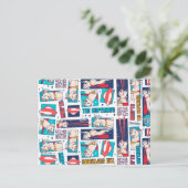 クリプト漫画パネルパターン ポストカード (スタンド正面)