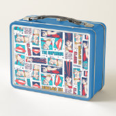 クリプト漫画パネルパターン メタルランチボックス (裏面)