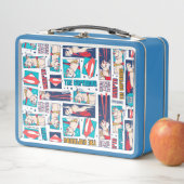 クリプト漫画パネルパターン メタルランチボックス (インサイチュ)