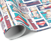 クリプト漫画パネルパターン ラッピングペーパー (ロールコーナー)