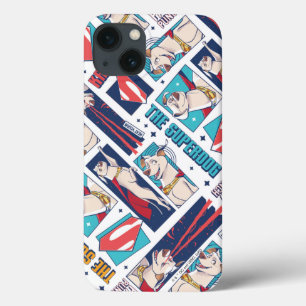 クリプト漫画パネルパターン iPhone 13ケース