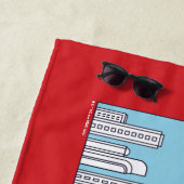 クリプト・アウター・宇宙・トゥ・メトロポリス ビーチタオル (インサイチュ)