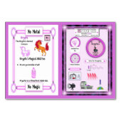 クリプト – クリプトンホーンユニコーン取引カード テーブルナンバー (裏面)