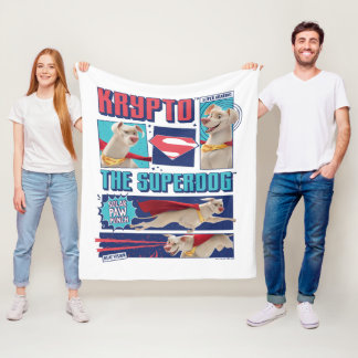 クリプト・ザ・ドすごいッグ・漫画・パネル フリースブランケット