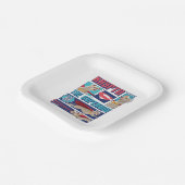 クリプト・ザ・ドすごいッグ・漫画・パネル ペーパープレート (傾斜あり)