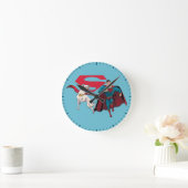 クリプト&マすごいン ラウンド壁時計 (ホーム)