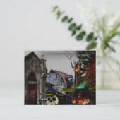 *~* クリプト ラヴェン ウィッチ スカルズ ハロウィン ポストカード (スタンド正面)