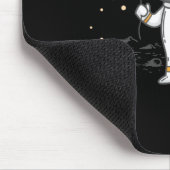 クリプtowahrung Bitcoin宇宙飛行士BTCから月へ マウスパッド (コーナー)