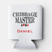 クリベジパーソナライズされたュマスター 缶クーラー (裏面)