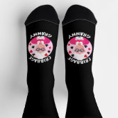 クリベッジグラニーおもしろいクリベッジ ソックス (上部)