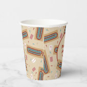 クリベッジゲームをテーマにしたパーソナライズされたパーティー 紙コップ (右)