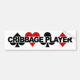 クリベッジプレーヤーバンパーステッカー バンパーステッカー