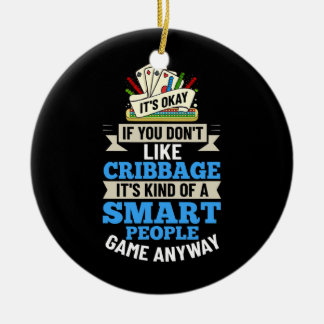 クリベッジボードプレーヤーカードゲームルールク遊リブ セラミックオーナメント