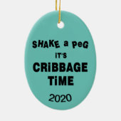 クリベッジ時間 セラミックオーナメント (裏面)