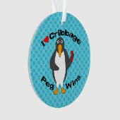 クリベッジ・ペッグ勝利 オーナメント (正面)