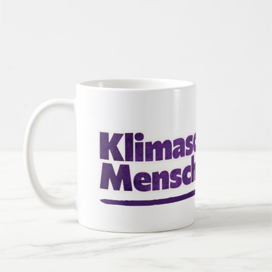 クリマシュツ主義メンシェンシュツ コーヒーマグカップ (左)