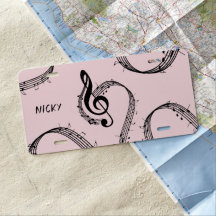 クリマティックGクレフ、 音符記号ミュージックピンク