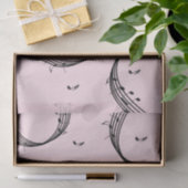 クリマティックGクレフ、 音符記号ミュージックピンク 薄葉紙 (ギフト)