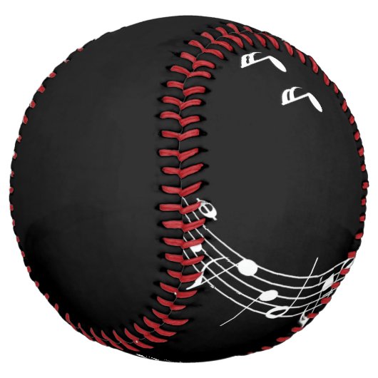クリマティックGクレフ、 音符記号ミュージックブラック ソフトボール (アングル)