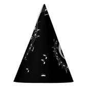 クリマティックGクレフ、 音符記号ミュージックブラック パーティーハット (左)