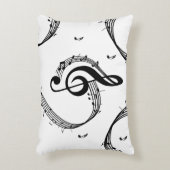 クリマティックGクレフ、 音符記号音楽 アクセントクッション (正面(垂直))