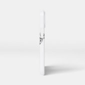 クリマティックGクレフ、 音符記号音楽 iPhoneケース (右側面)