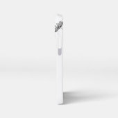 クリマティックGクレフ、 音符記号音楽 iPhoneケース (左側面)