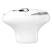 クリマティックGクレフ、 音符記号 セラミックノブ (側面)