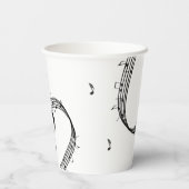 クリマティックGクレフ、 音符記号 紙コップ (裏面)